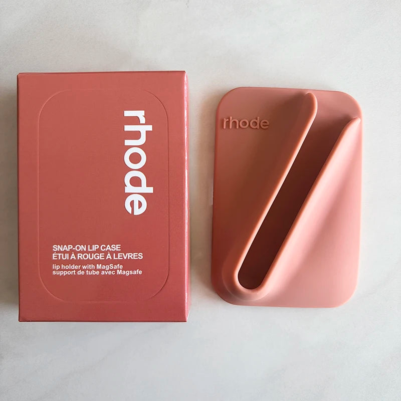 Rhode Magnetic SNAP-ON LIP CASE for With MagSafe Case for IPhone 17 Air 16 15 14 13 12 11 Pro Max Lip Gloss Holder Phone Cases