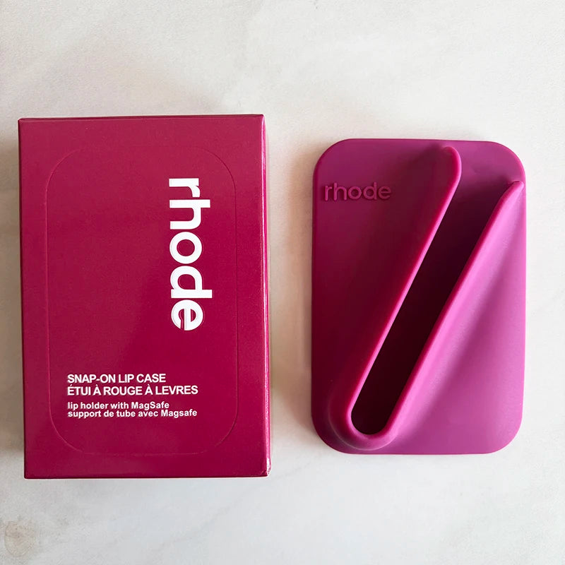 Rhode Magnetic SNAP-ON LIP CASE for With MagSafe Case for IPhone 17 Air 16 15 14 13 12 11 Pro Max Lip Gloss Holder Phone Cases