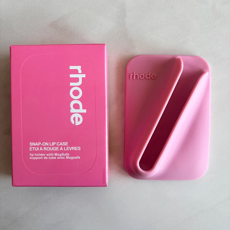 Rhode Magnetic SNAP-ON LIP CASE for With MagSafe Case for IPhone 17 Air 16 15 14 13 12 11 Pro Max Lip Gloss Holder Phone Cases
